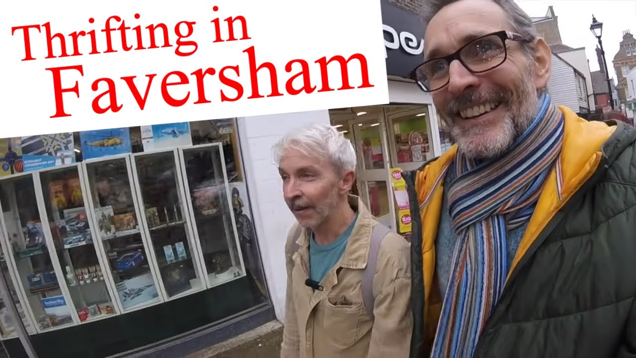 Charity shopping with Tom & Terry in FAVERSHAM Kent