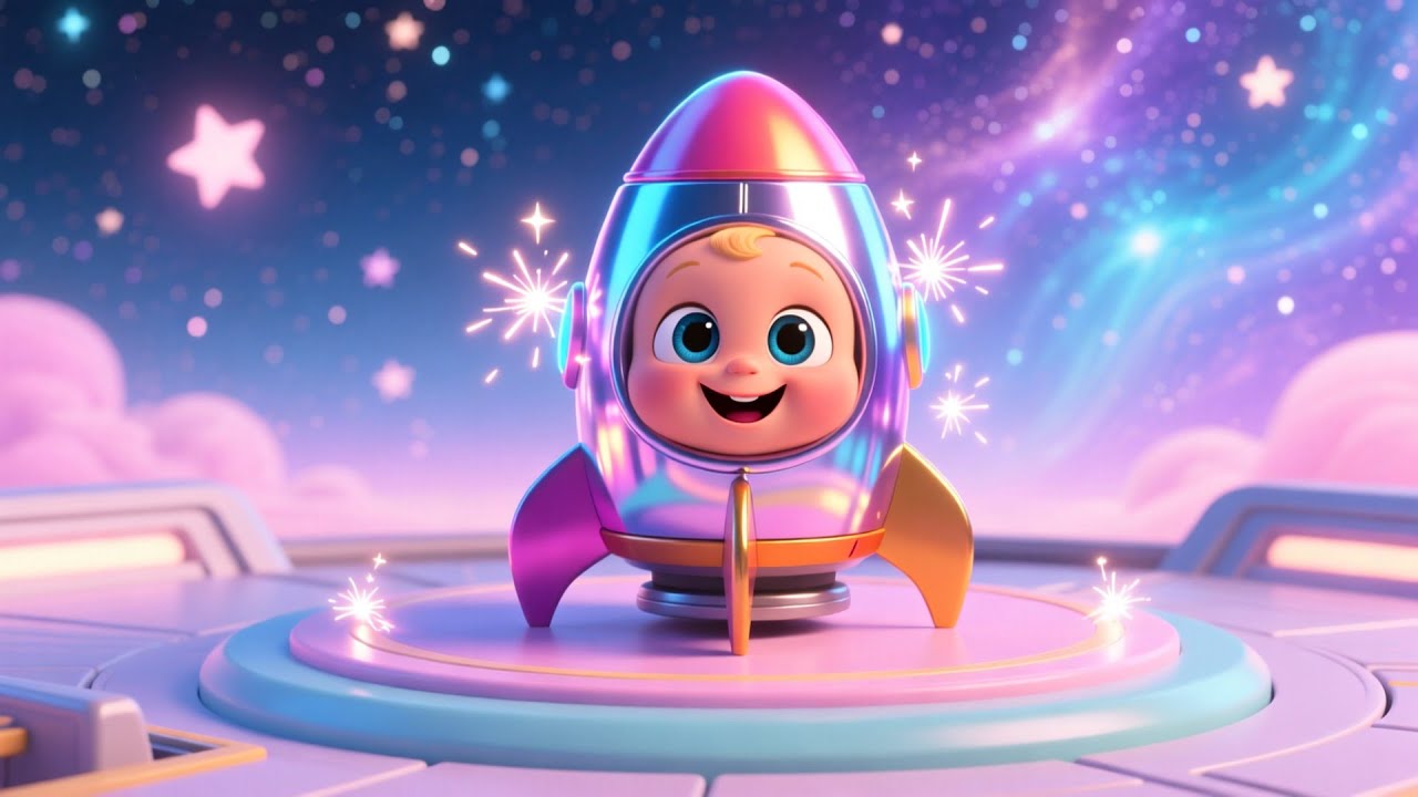 I'm a Little Rocketship | Fun Space Rhyme for Kids | Nursery Rhymes & Songs for Children