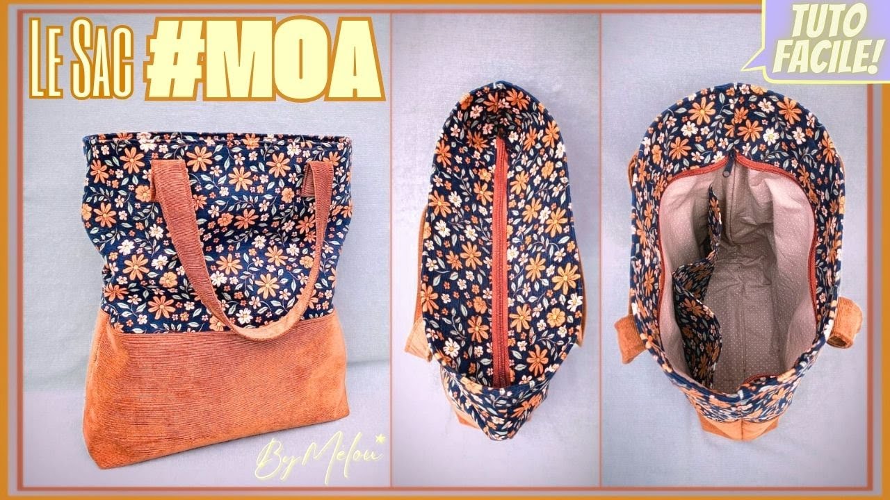 🎀 TUTO #DIY FACILE 🎀 Coudre Le Sac à Main #MOA #ByMélou 🥰
