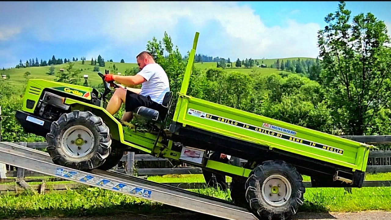 Livrare Motoagricola Grilo la Sadova, Suceava  performanță și Fiabilitate cu Basculare Hidraulică