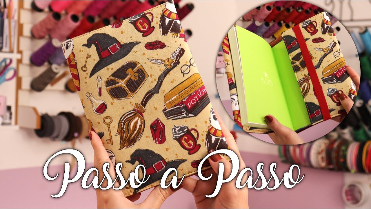 Capa Ajust&aacute;vel para Livro | Passo a Passo
