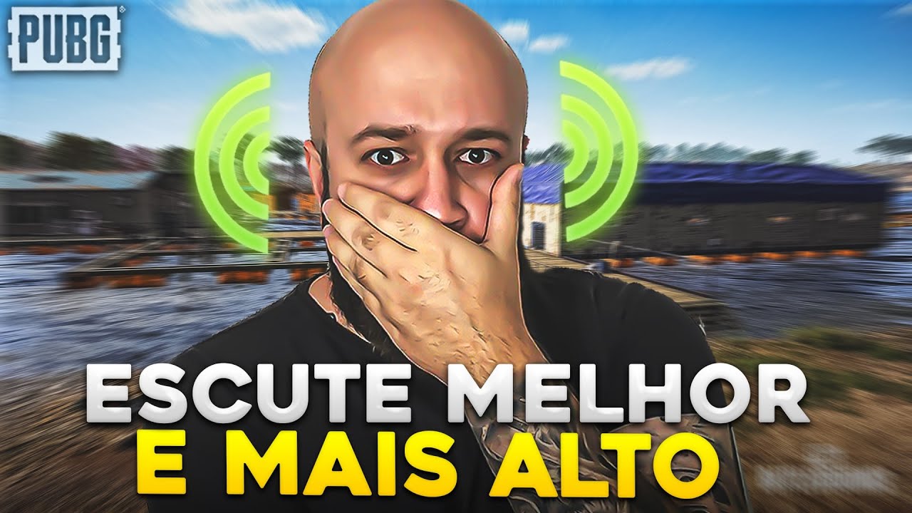 COMO AUMENTAR O VOLUME DOS PASSO E DE TODOS OS SONS QUE SEU ADVERSARIO FAÇA NO PUBG