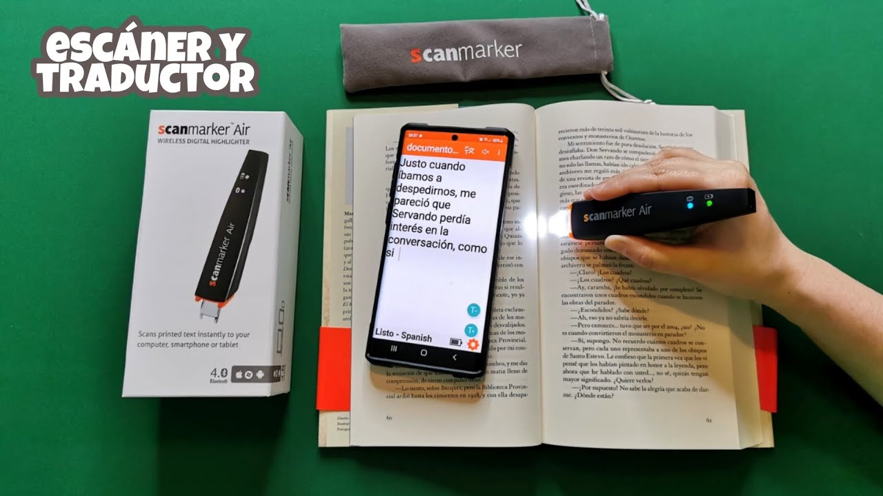 ScanMarker Air. Lápiz escáner, que copia, traduce y lee. 📃🖍📲