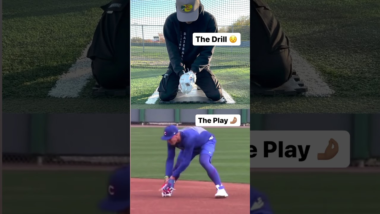 How to Field a Routine Groundball - Drill vs. The Play