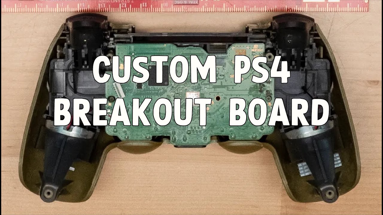 Using PS4 Controllers in Circuits (Custom Breakout Board)
