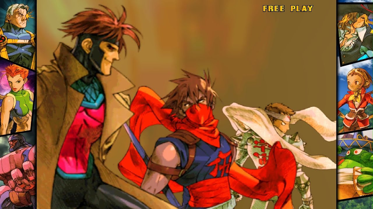 Marvel vs. Capcom 2 - Strider Hiryu, Gambit, and Jin (PS4)