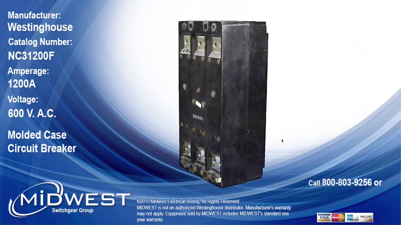 NC31200F Westinghouse Circuit Breaker For Sale