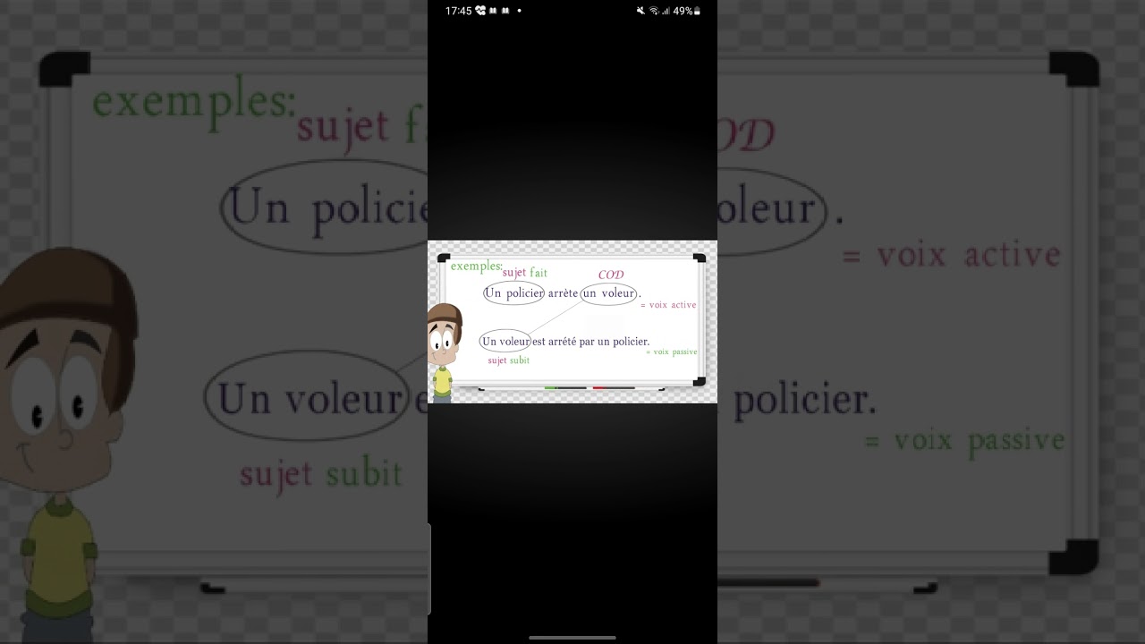 Grammaire: La voix active et la voix passive 😍🔥. Explication magnifique👍