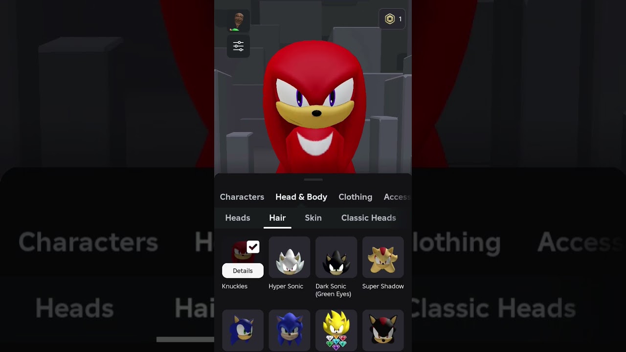 How To Make Knuckles The echidna#roblox