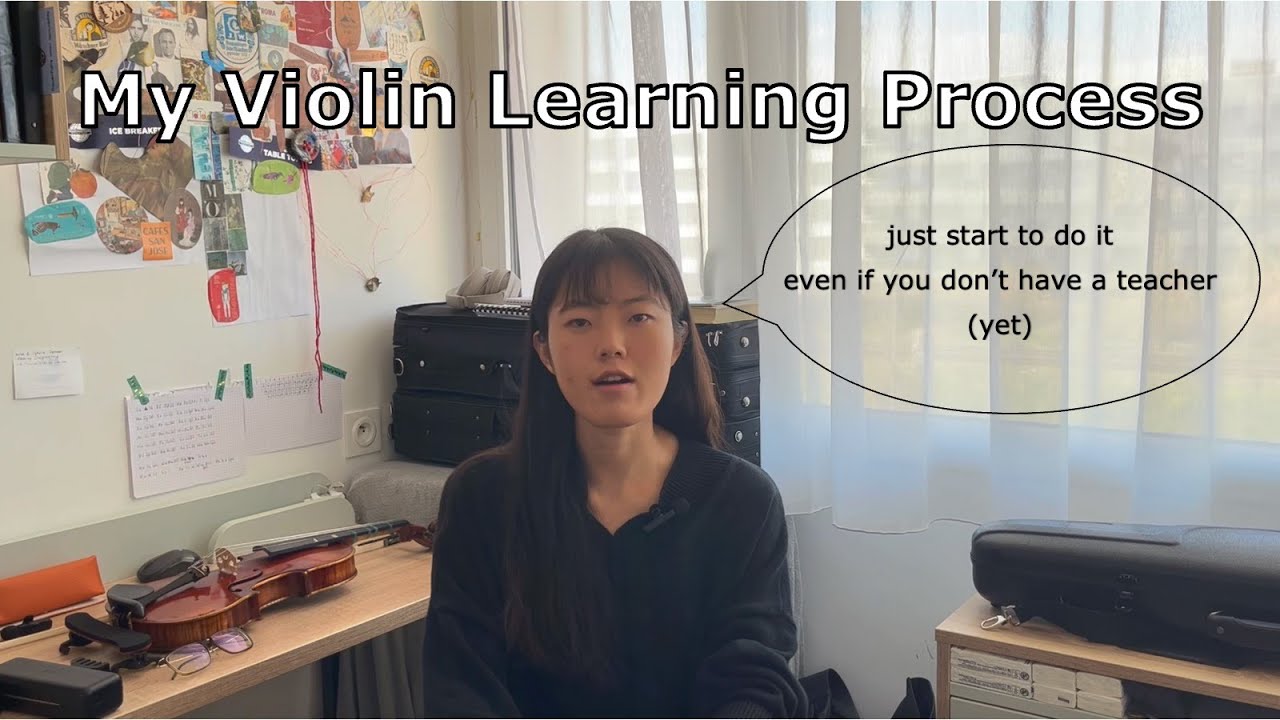 My violin learning process in the first 6 months (self-taught)