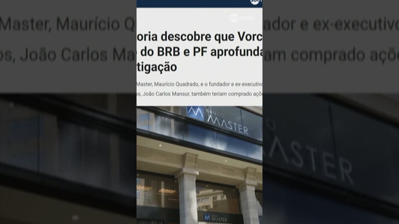 Auditoria descobre que Vorcaro era sócio do BRB e PF aprofunda investigação