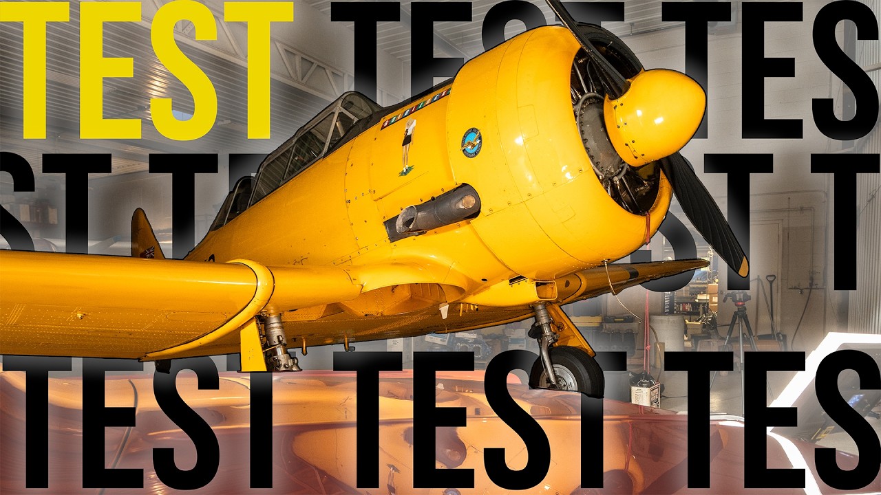 DO THIS before you polish a plane | Harvard Trainer Test Spot