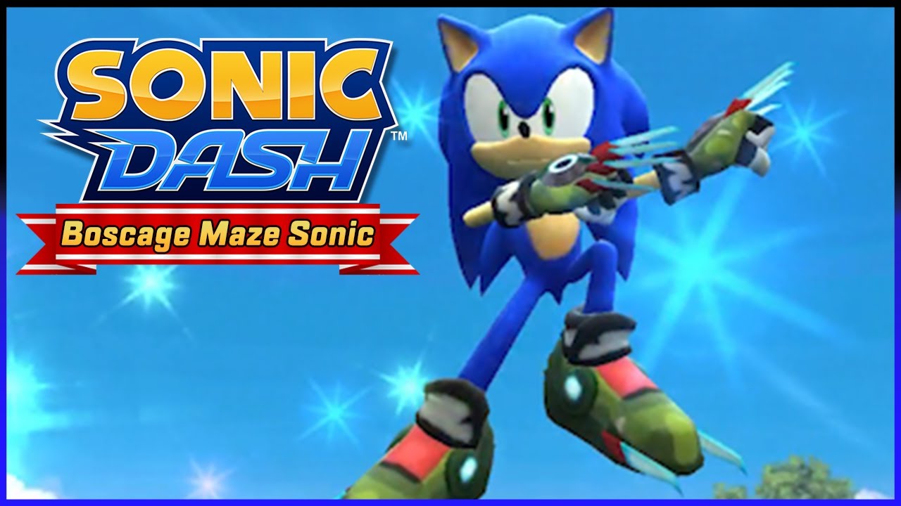 Sonic Dash - Boscage Maze Sonic Gameplay Showcase (MAX Level)