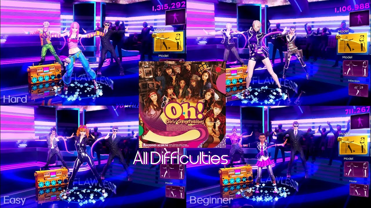 Dance Central 3 | Oh! - Girls' Generation | All Difficulties
