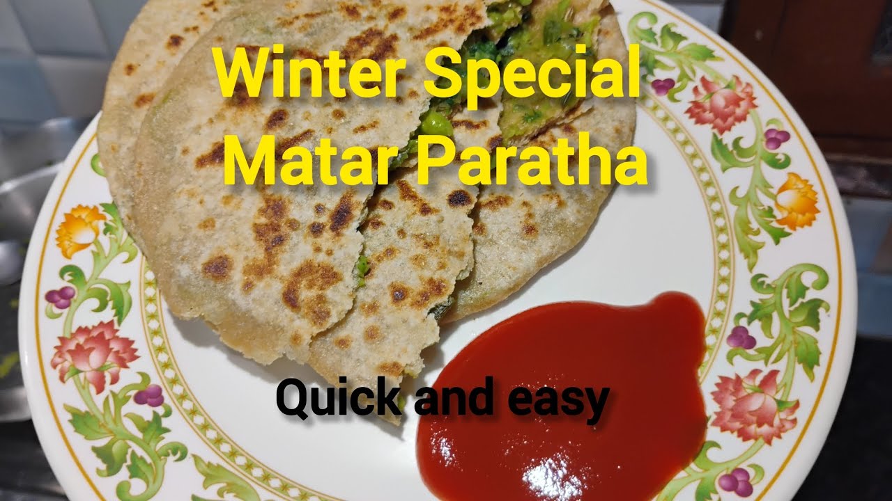 एक बार खाओगे तो रोज़ बनाओगे! Matar Paratha Recipe