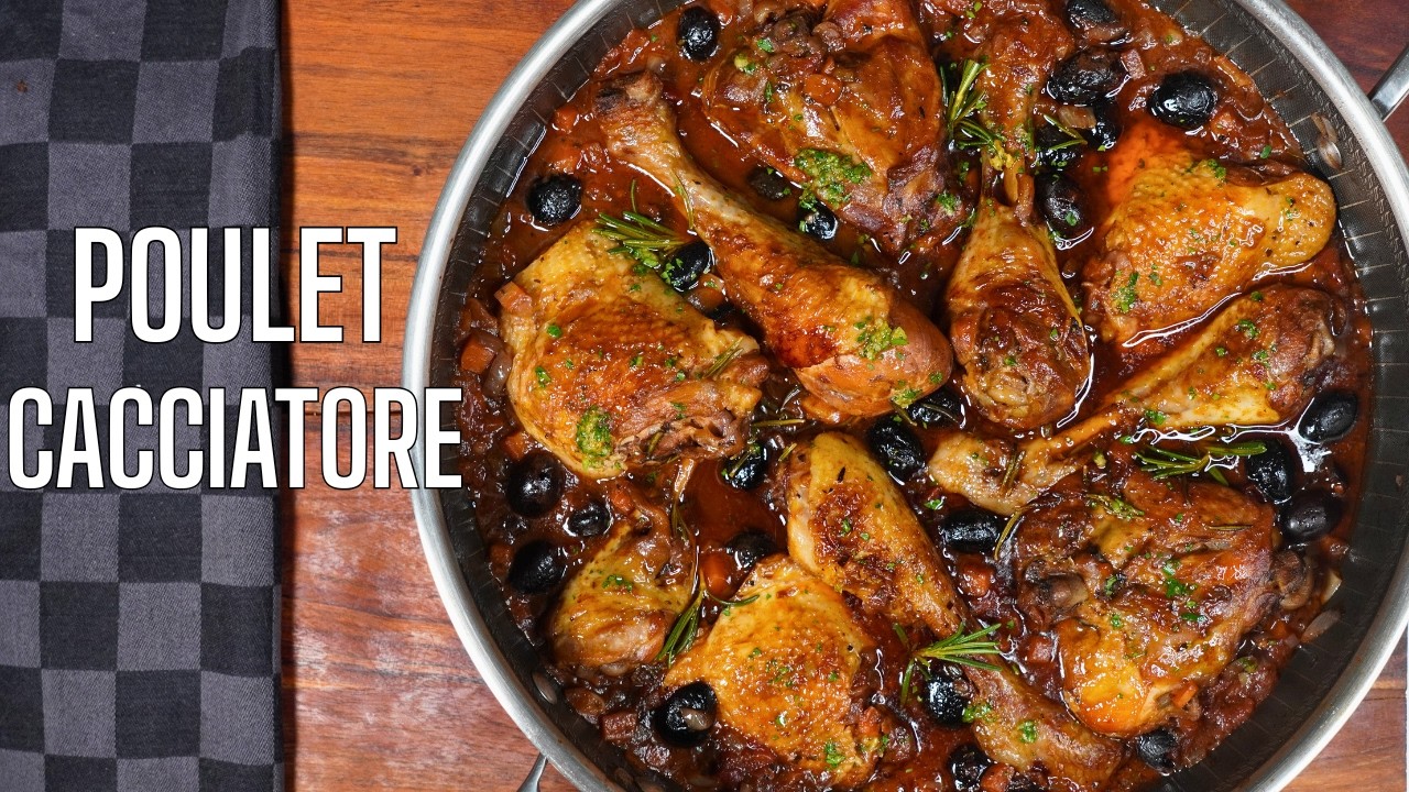 LE POULET CHASSEUR ITALIEN – Pollo alla cacciatora