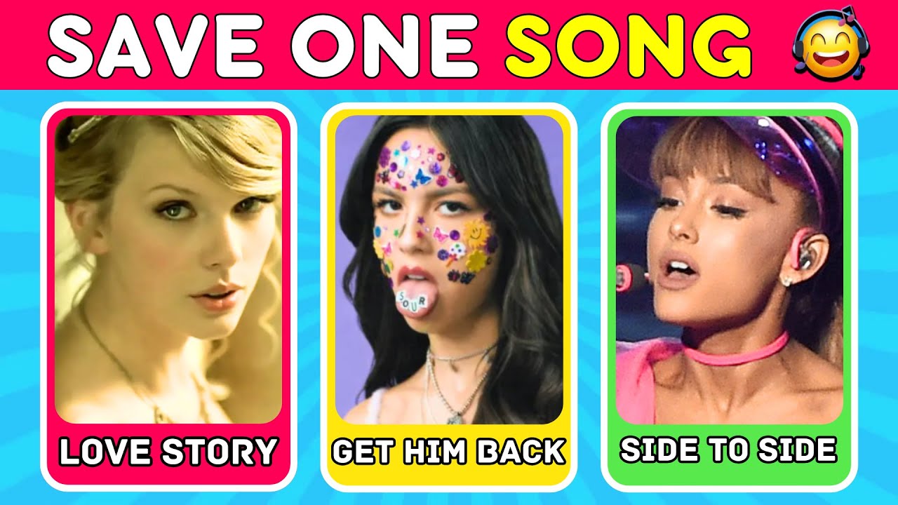 SAVE ONE SONG - Most Popular Songs EVER 🎵| Music Quiz #4