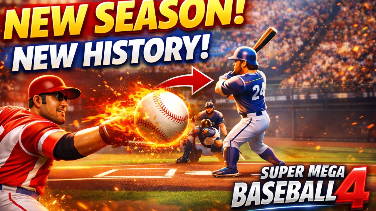 New season New history di Super mega baseball 4