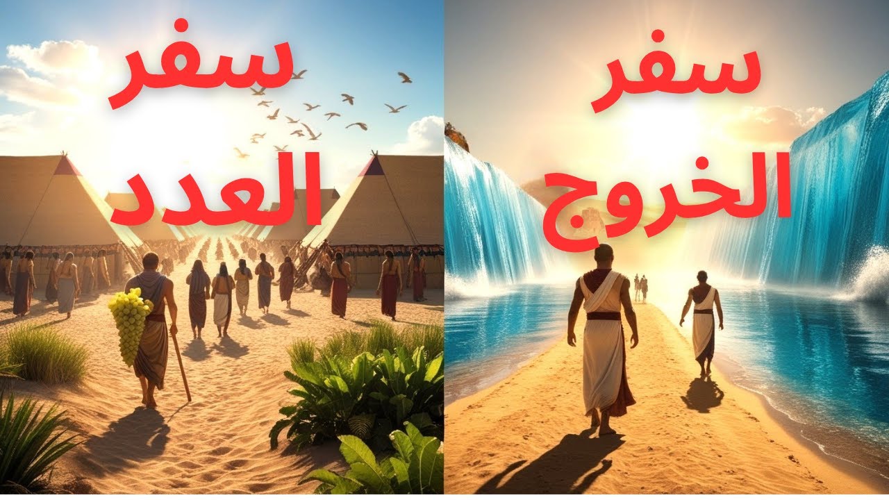 رحلة  سريعة فى سفر  الخروج و سفر العدد  أبونا لوقا ماهر |  ملخص  فى 15 دقيقة  | شرح مبسط  للسفرين
