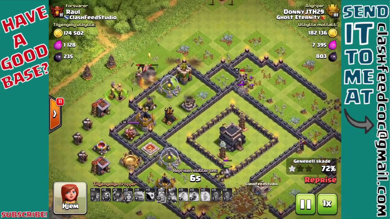 Clash of Clans TH9 Trophy Base WORKS IN TITAN LEAGUE with REPLAYS PROOF 2016