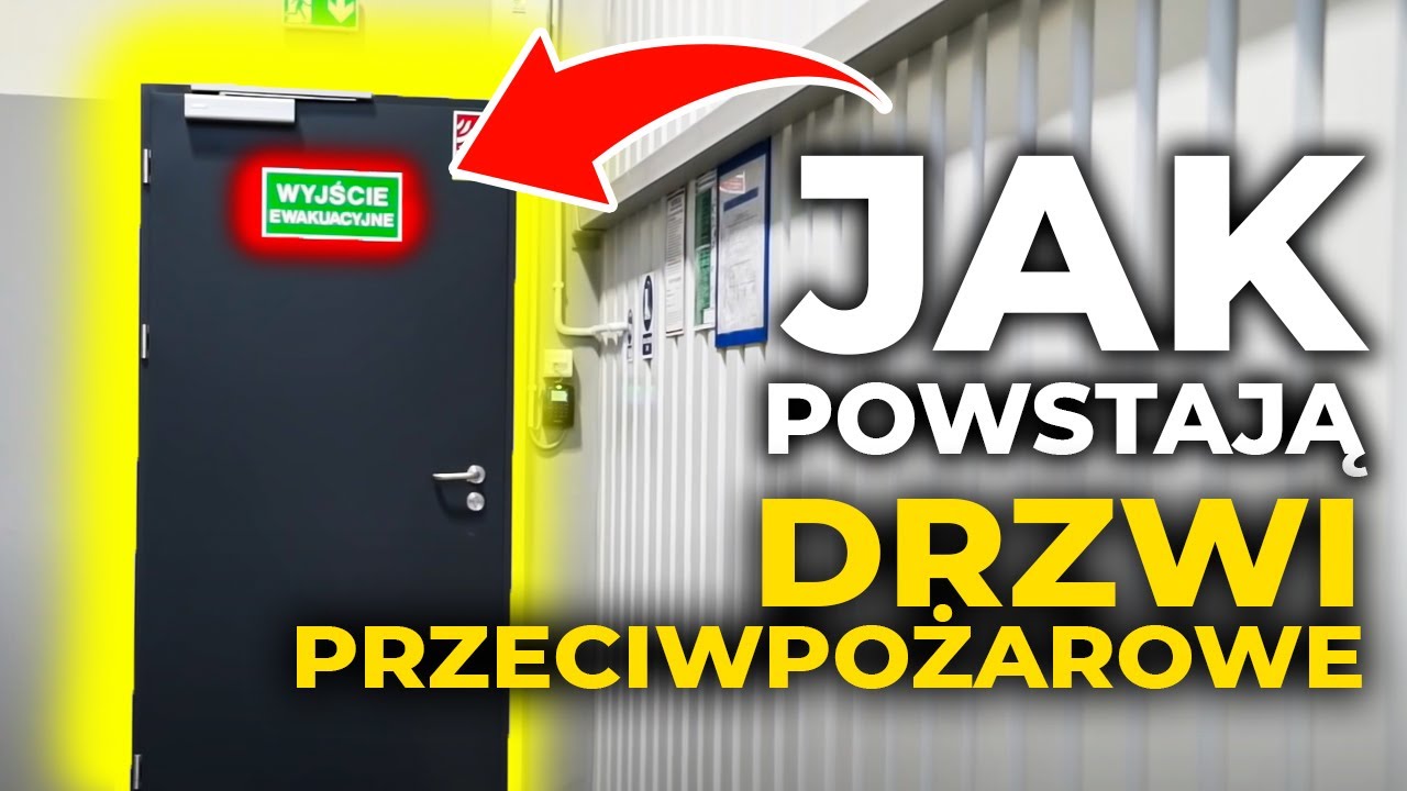 Jak powstają DRZWI PRZECIWPOŻAROWE? - Fabryki w Polsce
