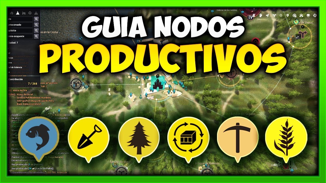 GUÍA NODOS PRODUCTIVOS | GANA DINERO AFK - BLACK DESERT 2019