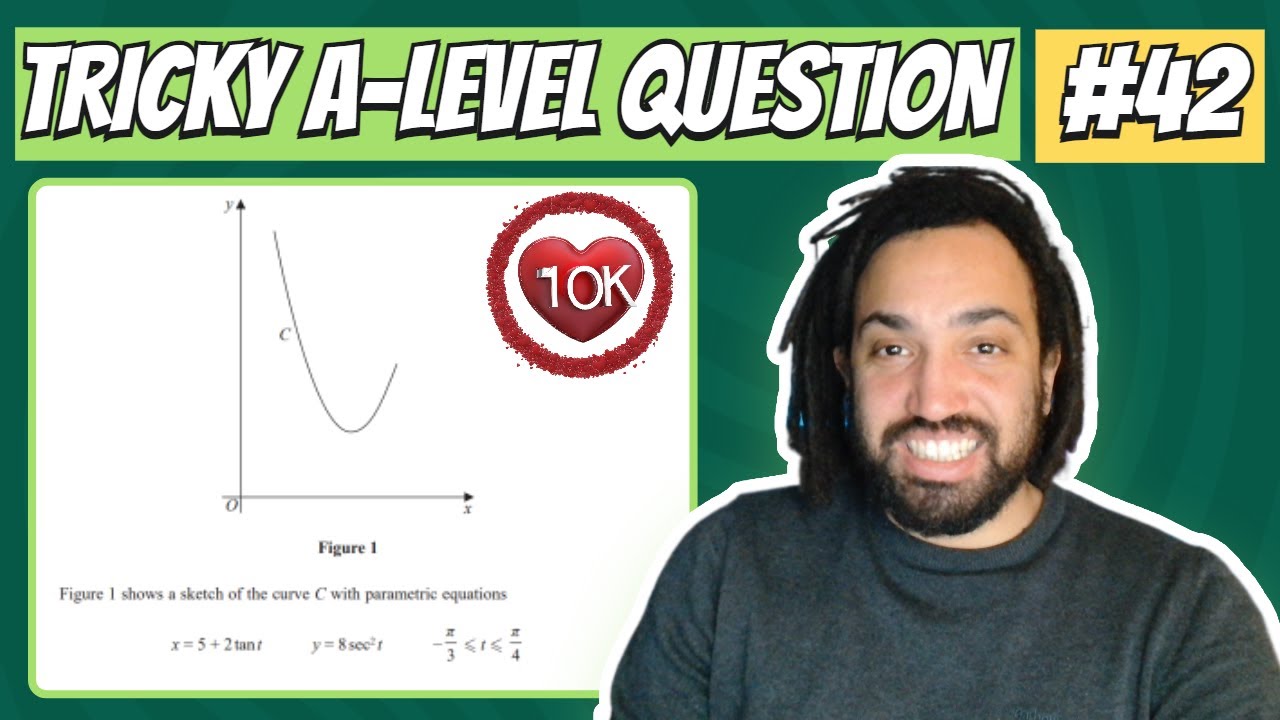 10k and Parametric Triggy Differentiation | Tricky A-Level Maths Question #42