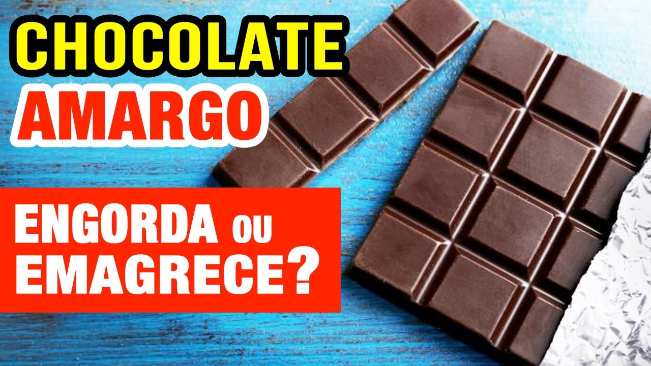 Chocolate Amargo Engorda ou Emagrece? O Que Você PRECISA SABER!