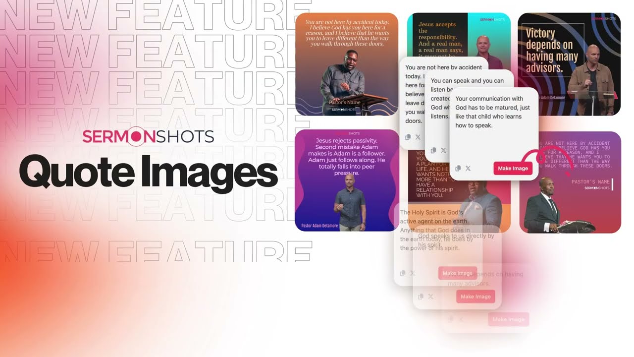 Quote Images on Sermon Shots