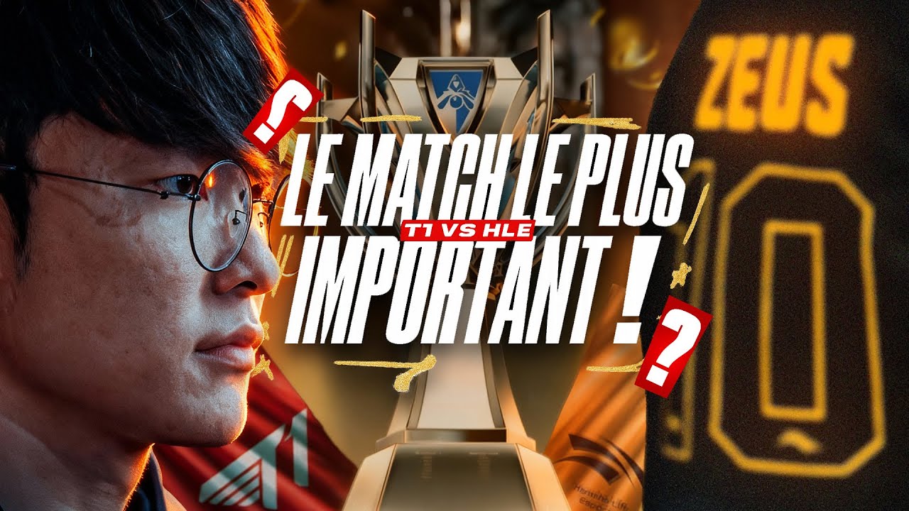 T1 VS HLE🔥LE MATCH LE PLUS IMPORTANT DE L' ANNÉE (WIN = QUALIF WORLD)