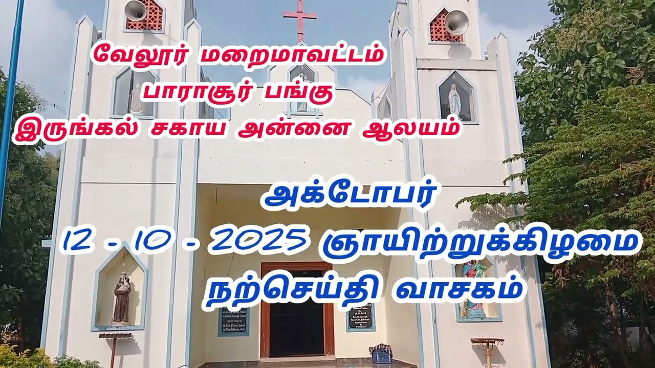 சகாய அன்னை ஆலயம் இருங்கல்  sagaya madha Church irungal வேலூர் மறை கோட்டம் 