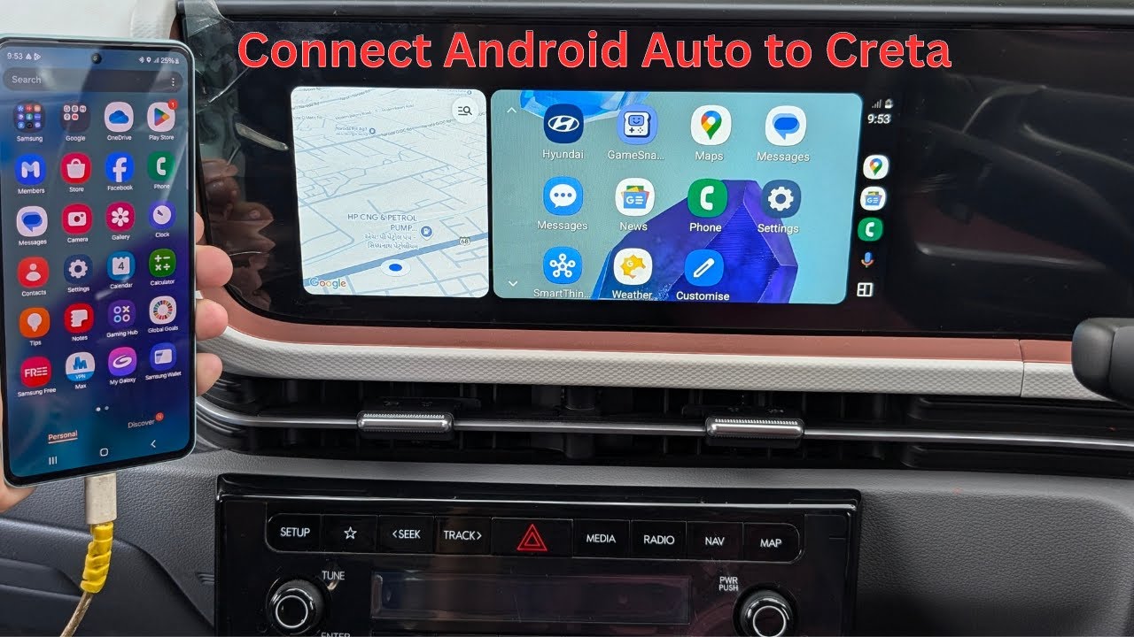 How to Connect Android Auto to Creta 2025 (SX IVT)