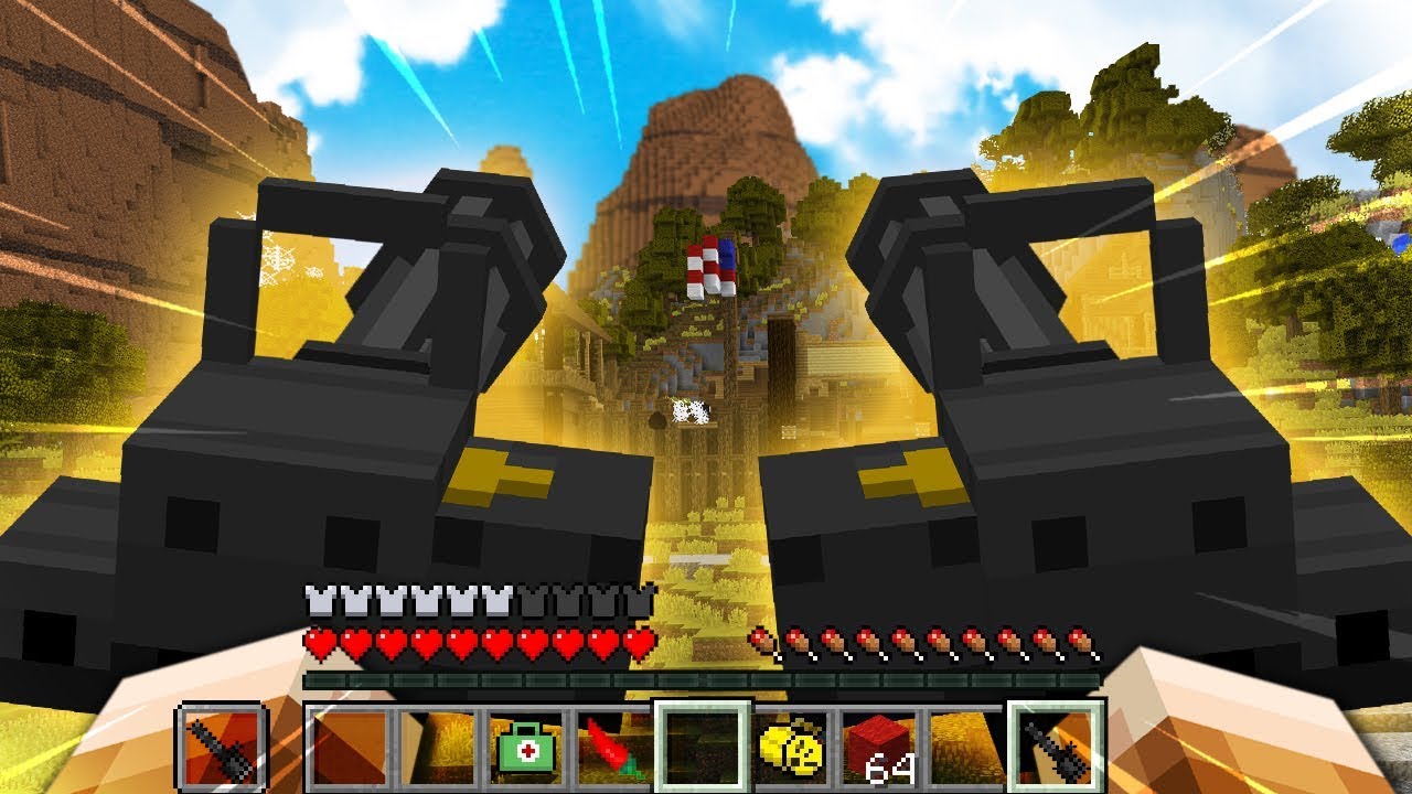 È POSSIBILE USARE DUE MINIGUN INSIEME? - Minecraft ITA - FORTCRAFT w/ Tear Heme Tech Tano