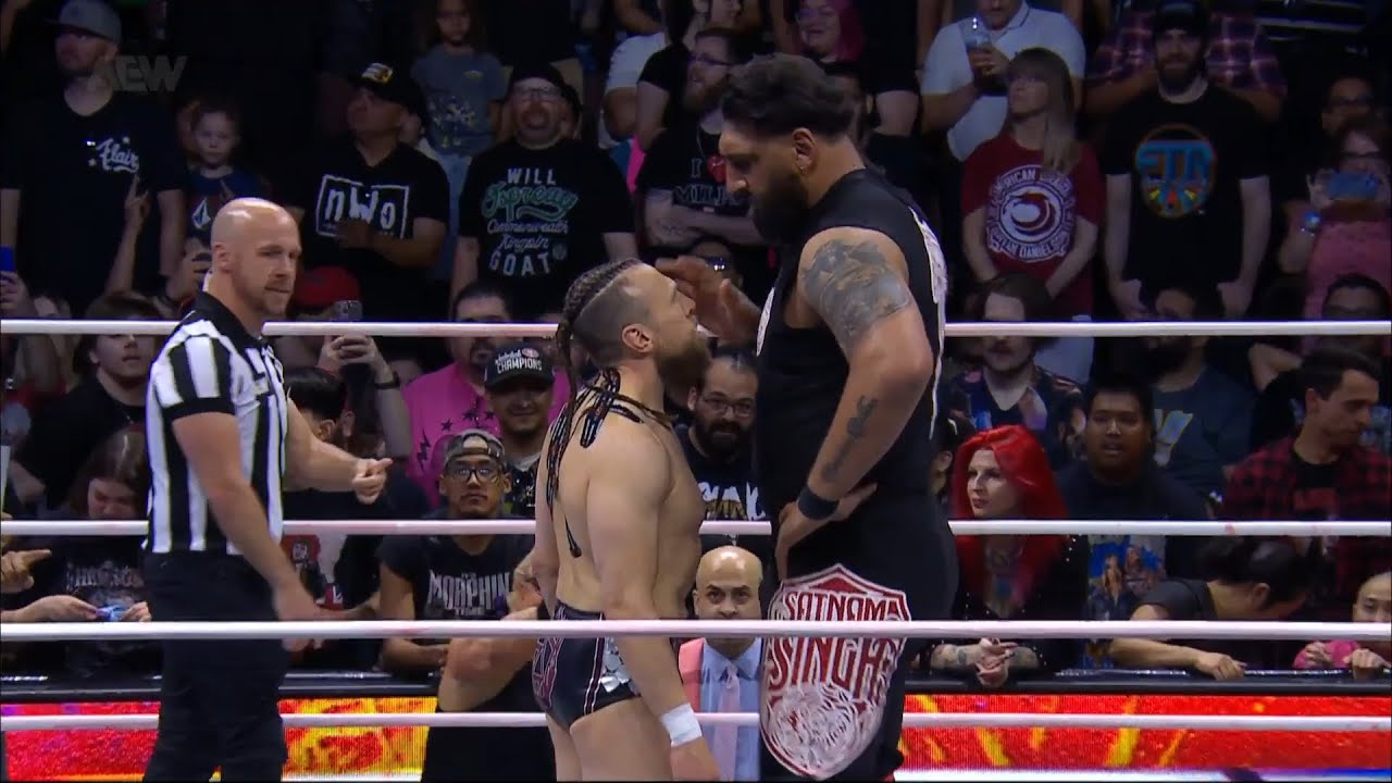 Bryan Danielson vs Satnam Singh AEW Dynamite May 22 2024 Full Match
