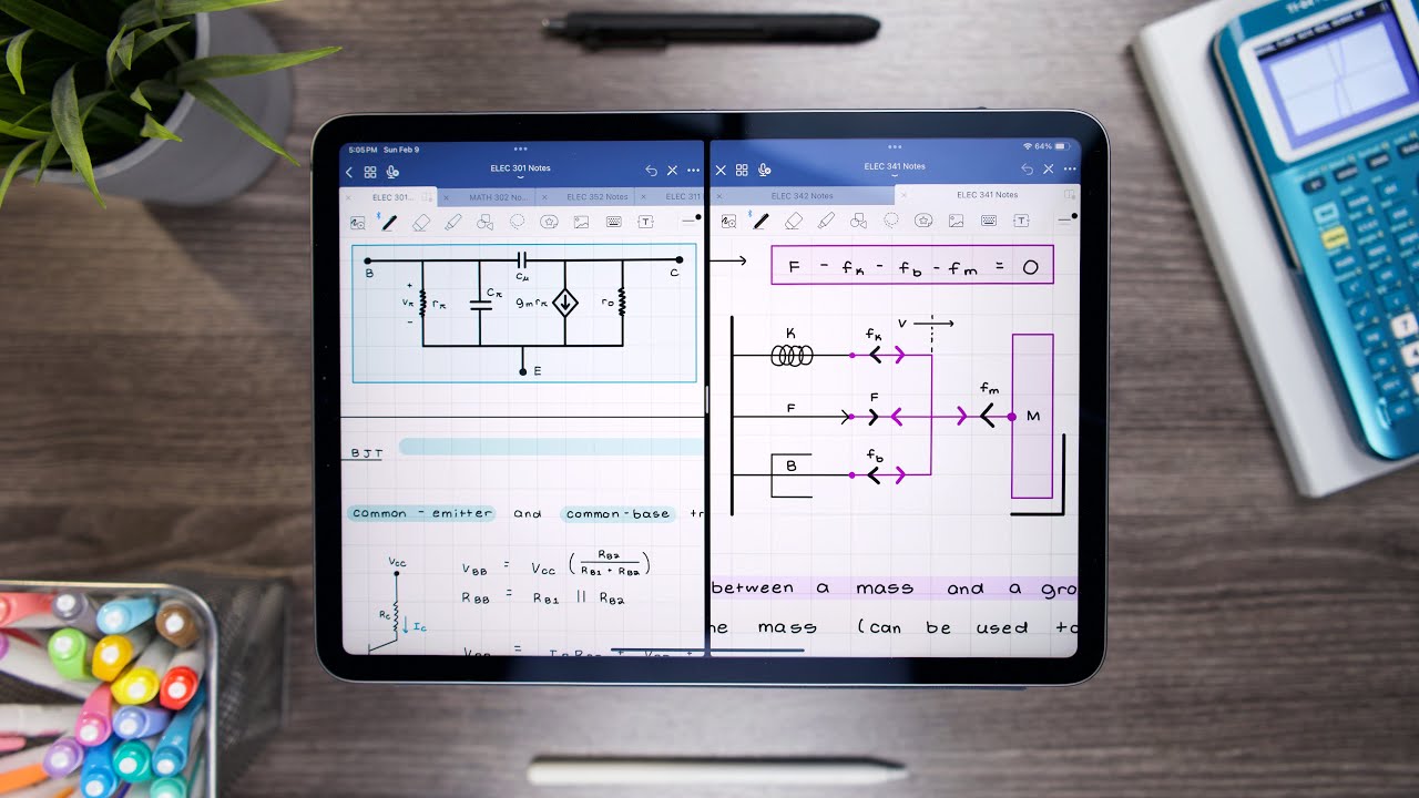 Как я делаю заметки на своем iPad, будучи студентом-инженером!