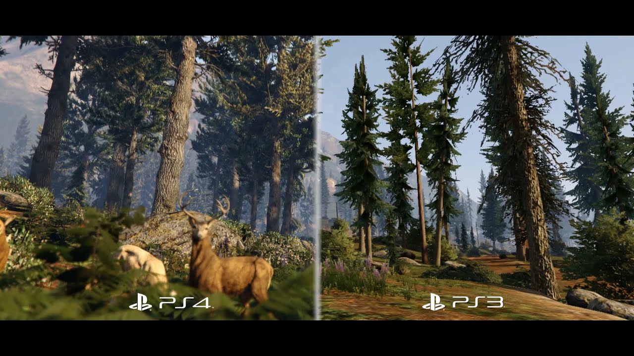 Grand Theft Auto V: Por&oacute;wnanie PS3 i PS4