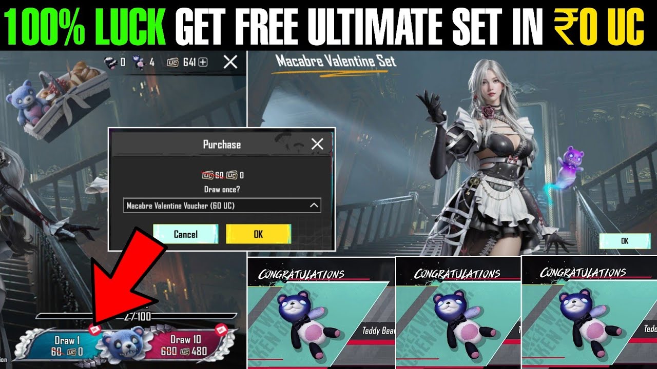 😲100% Granted Get Free Ultimate Set In ₹0 Uc | Bgmi Get Free Ultimate Gems Trick 