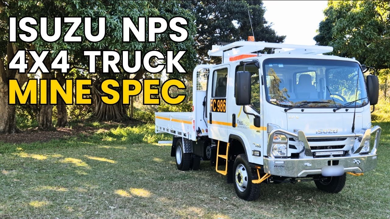 Mine Spec Isuzu NPS 75 155 4WD Crew Cab Truck