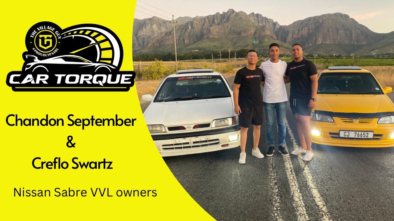 #TVGCARTORQUE - Ep 2 - Interview with Nissan Sabre VVL Owners Chandon September and Creflo Swartz