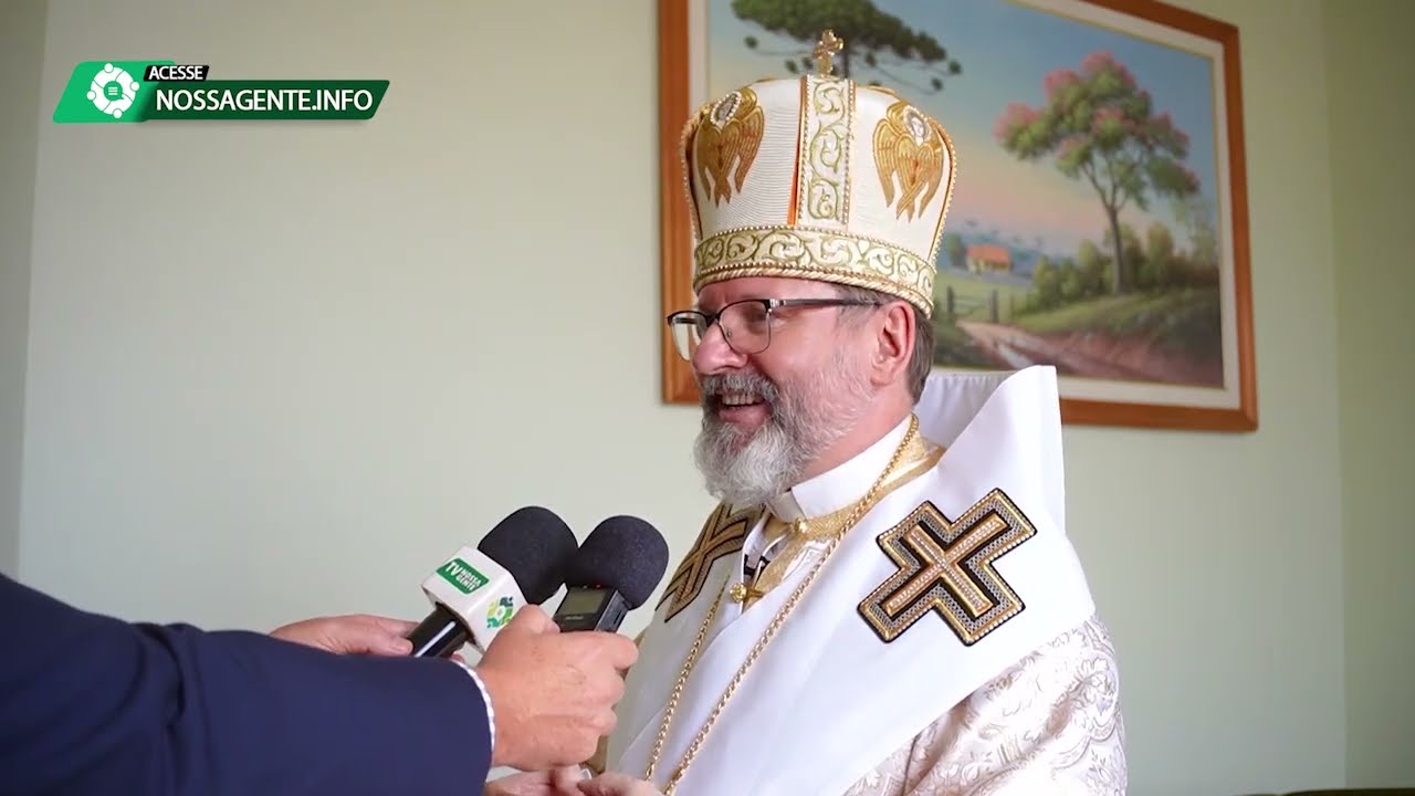 Confira a entrevista com o Arcebispo Maior Dom Sviatoslav Shevchuk. VÍDEO!