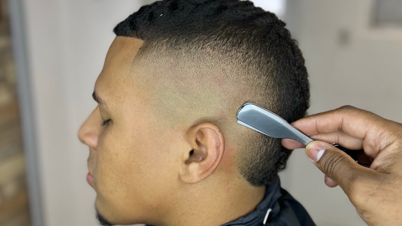 [Como Borrar la línea de la NAVAJA] Como hacer un PARCERITO  paso a paso  Crazy Barbe