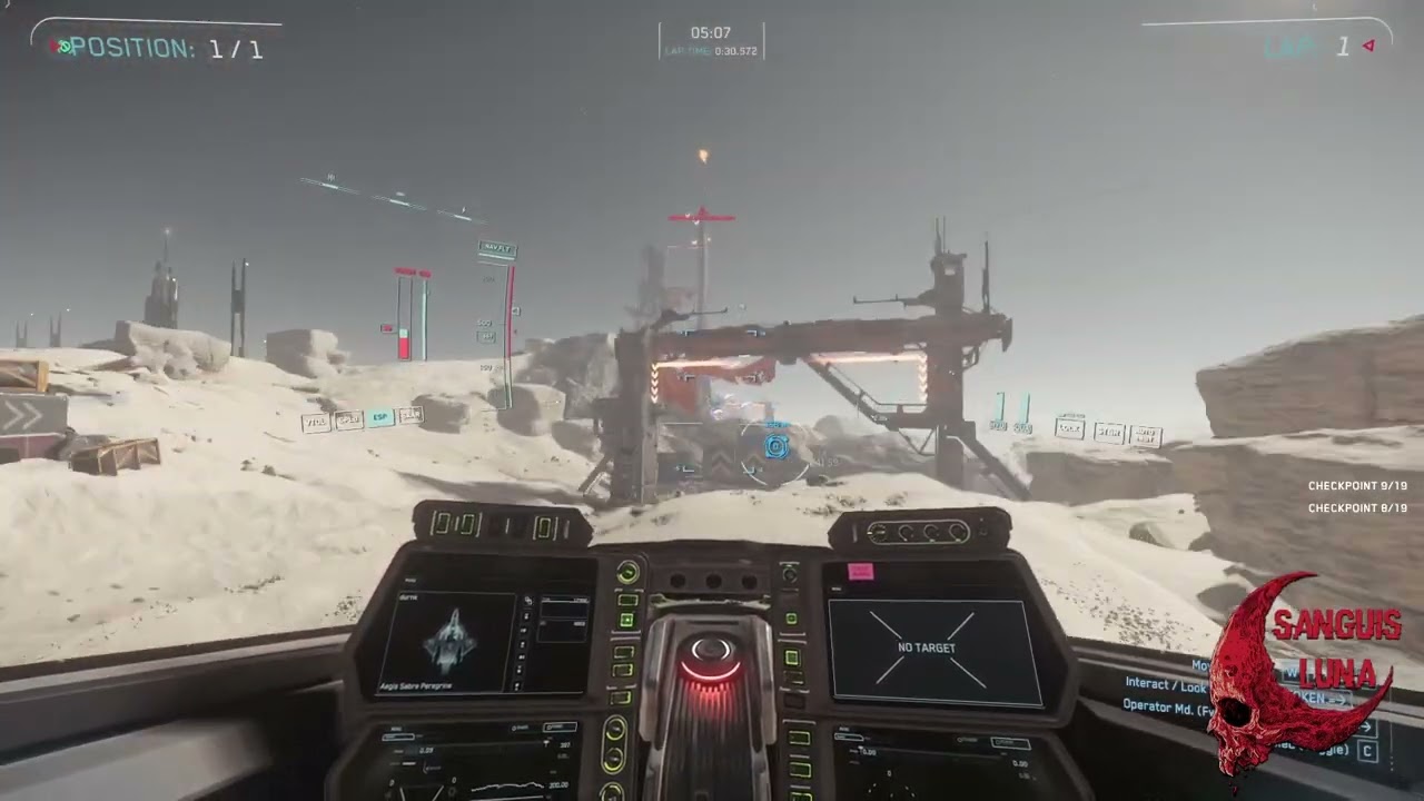 Yadar Valley | 58.732 | 3.24 Arena Commander | Sabre Peregrine | HOT Lap
