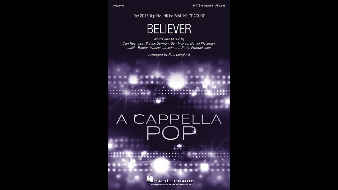 Believer (SSATB Choir, a cappella) - Arranged by Paul Langford