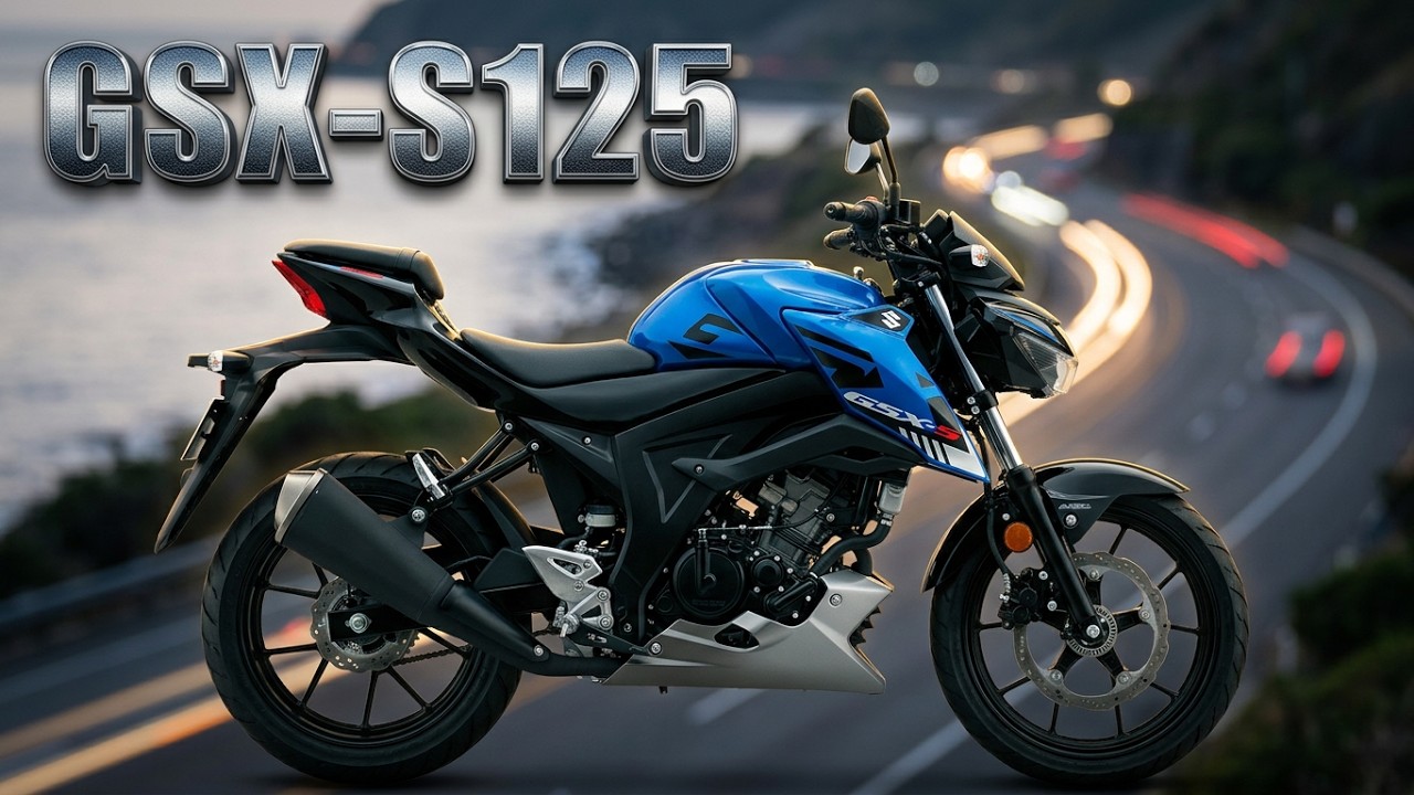 スズキ GSX-S125 ABS 2024 トリトンブルーメタリック / タイタンブラック スズキ独自のSCEMメッキシリンダーを採用。