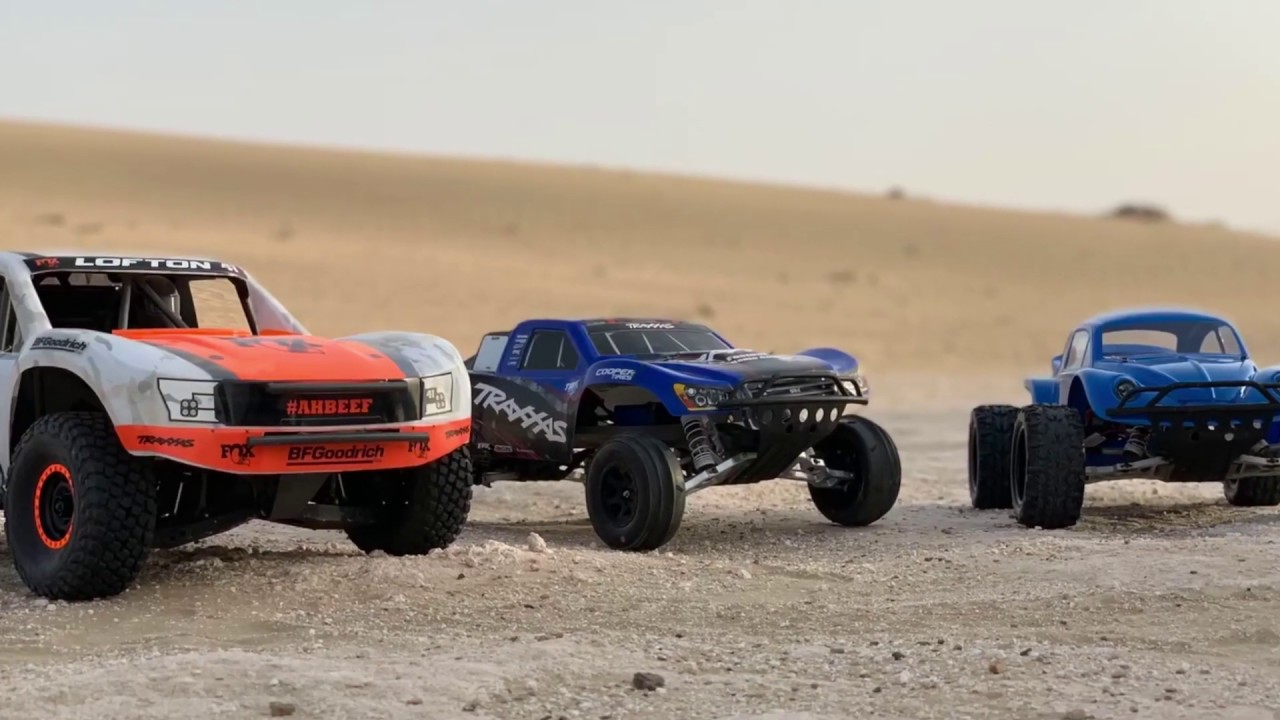 Long Travel Traxxas Slash Desert Bashing