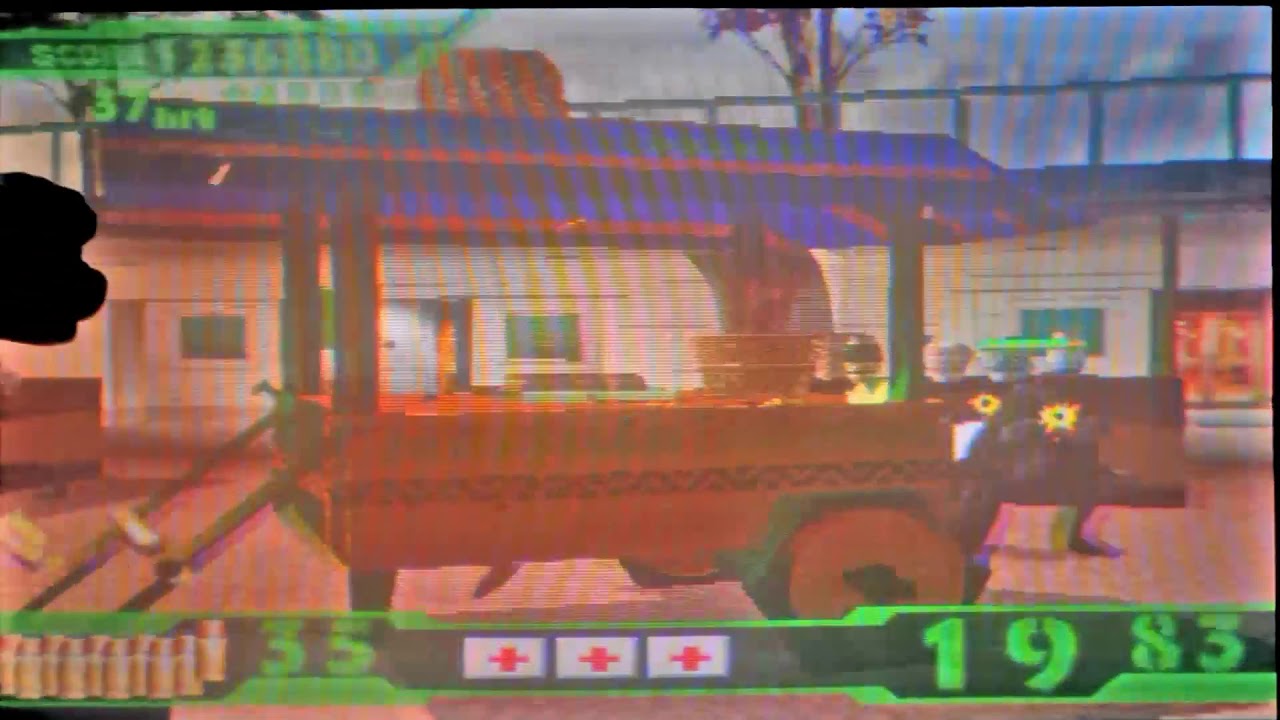 (Remake 60 fps) Crisis Zone Arcade (No miss) survival play