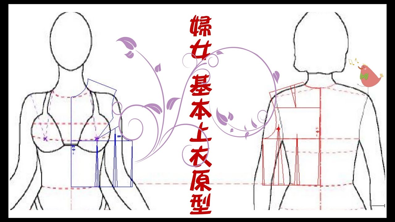 婦女基本上衣原型(Clothing Basic Pattern Drafting Techniques )