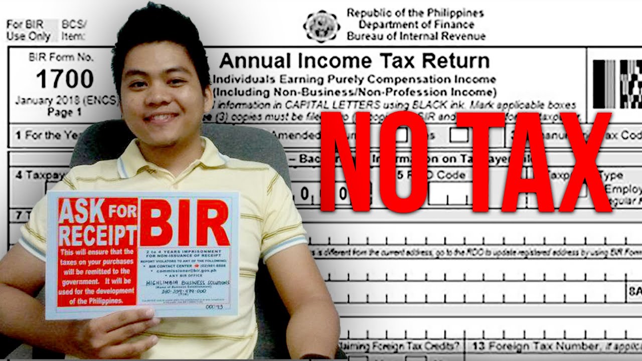Paano HINDI magbayad ng Buwis sa BIR?