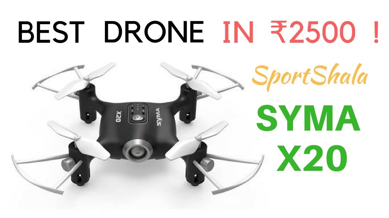 SYMA X20 Pocket Drone Unboxing & Flight Test | SportShala | Hindi |