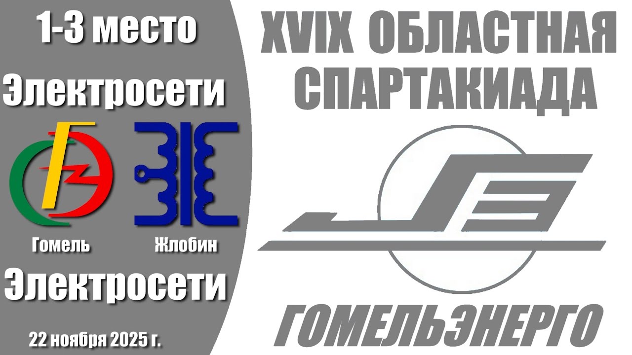 Волейбол 2025. Гомель ЭС - Жлобин ЭС. Область 